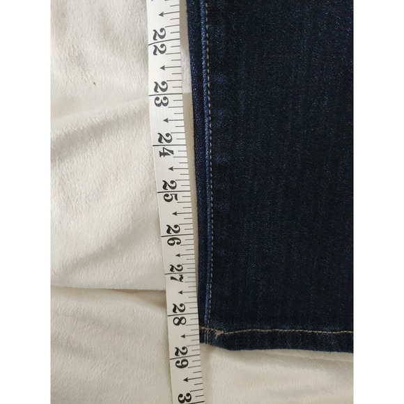 Kan Kan curvy birdie high rise skinny jeans dark wash sz 29 button fly stretch - Picture 9 of 9